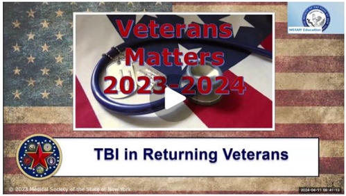 Veterans Matters 2023-2024 - TBI in Returning Veterans